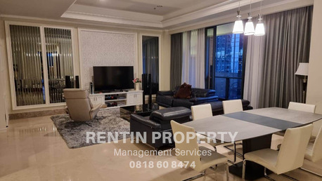 IDR 70000000/month, Furnished, 4 BR, 249 Sq. Meter, For Rent Apartment District 8 Senopati 4 Bedrooms Furnished