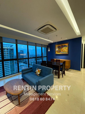 USD 1300/month, Furnished, 2 BR, 83 Sq. Meter, For Rent Apartment Setiabudi Residence 2 Bedrooms High Floor Furnished