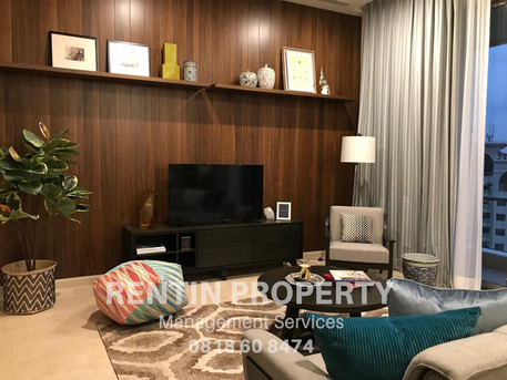 USD 2700/month, Furnished, 2 BR, 148 Sq. Meter, For Rent Apartment Pakubuwono Spring 2 Bedrooms High Floor Furnished