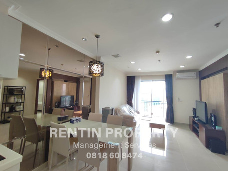 USD 1350/month, Furnished, 2 BR, 81 Sq. Meter, For Rent Apartment Sahid Sudirman 2 Bedrooms Middle Floor Furnished