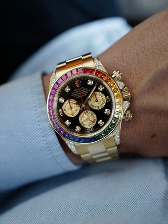 Rolex daytona best sale rainbow first copy