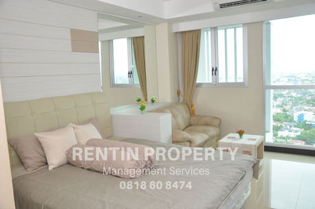 IDR 10000000/month, Furnished, Studio, 38 Sq. Meter, For Rent Kemang Village Apartment Studio Type High Floor Furnished