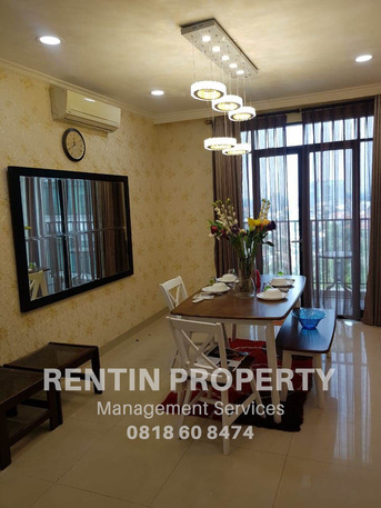 IDR 13000000/month, Furnished, 2 BR, 82 Sq. Meter, For Rent Hamptons Park Apartment 2 Bedrooms Middle Floor Furnished