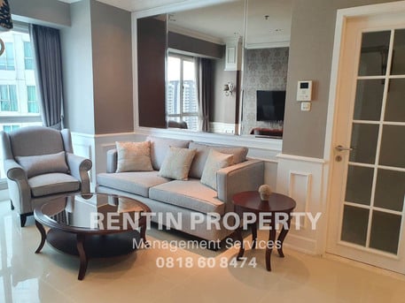 USD 1400/month, Furnished, 2 BR, 94 Sq. Meter, For Rent Apartment Gandaria Height 2 Bedrooms Middle Floor Furnished