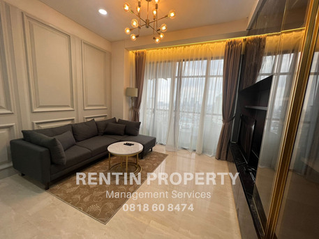 IDR 31000000/month, Furnished, 3 BR, 122 Sq. Meter, For Rent Apartment Sudirman Suite 3 Bedrooms Middle Floor Furnished