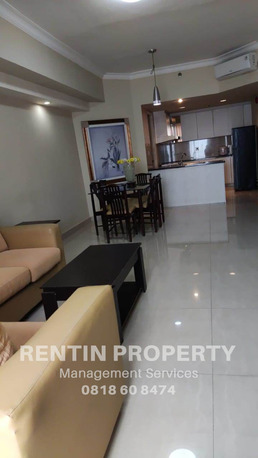 IDR 95000000/year, Furnished, 2 BR, 88 Sq. Meter, For Rent Apartment Taman Anggrek Condominium 2 Bedrooms High Floor Furnished