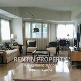 IDR 25000000/month, Furnished, 2 BR, 154 Sq. Meter, For Rent Apartment Setiabudi 2+1 Bedrooms High Floor Furnished