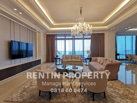 USD 10000/month, Furnished, 4 BR, 475 Sq. Meter, For Rent Apartment Raffles Residence 4 Bedrooms High Floor