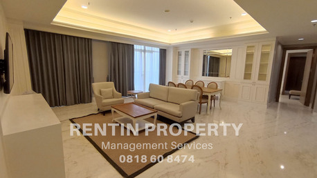 USD 3700/month, Furnished, 2 BR, 195 Sq. Meter, For Rent Apartment Botanica Simprug 2+1 Bedrooms High Floor Furnish