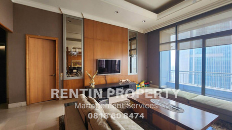 USD 5500/month, Furnished, 4 BR, 449 Sq. Meter, For Rent Apartment Airlangga Ritz Carlton 4 Bedrooms Middle Floor