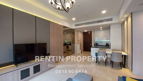 USD 2650/month, Furnished, 2 BR, 131 Sq. Meter, For Rent Apartment Anandamaya Residence 2 Bedrooms High Floor