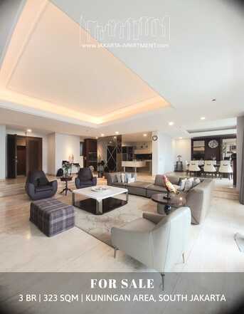 IDR 12500000000, 3 BR, 323 Sq. Meter, For Sale : SAILENDRA APARTMENT