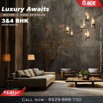 INR 24100000, 3 BR, 2200 Sq. Feet, Ace Hanei A New Standard Of Luxury In Sector 12 Noida