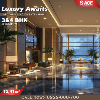 INR 24100000, 3 BR, 2200 Sq. Meter, Ace Hanei Redefining Luxury Living In Sector 12 Noida