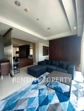 IDR 23000000/month, Furnished, 2 BR, 146 Sq. Meter, For Rent Apartment Kemang Mansion 2 Bedrooms Low Floor Furnished