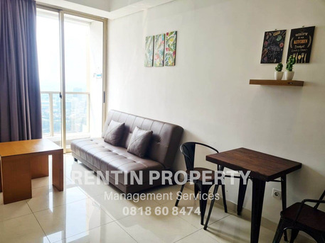 IDR 60000000/year, Furnished, 1 BR, 40 Sq. Meter, For Rent Apartment Taman Anggrek Residence 1 Bedroom High Floor