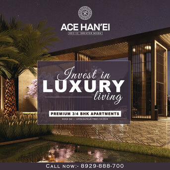 INR 24200000, 3 BR, 2200 Sq. Feet, Uncover Luxury At ACE Hanei 3 & 4 BHK Apartments