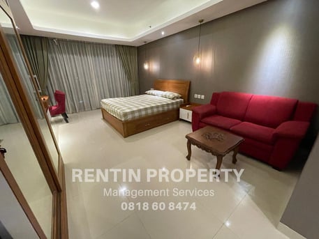 IDR 11000000/month, Furnished, Studio, 43 Sq. Meter, For Rent Apartment Kemang Village Studio Middle Floor Furnished