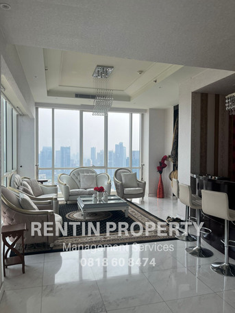 IDR 70000000/month, Furnished, 4 BR, 360 Sq. Meter, For Rent Apartment The Peak Sudirman 4 Bedrooms 360 Degree View