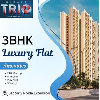 INR 15000000, 3 BR, 1325 Sq. Feet, Nirala Trio