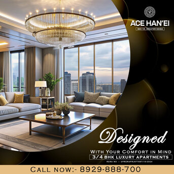 INR 25100000, 3 BR, 2200 Sq. Feet, ACE Hanei Noida: Luxury Apartments Starting At ₹2.51 Cr*