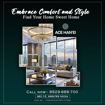 INR 25100000, 3 BR, 2200 Sq. Feet, ACE Hanei Noida: Luxury Living In Prime Sector 12 Location