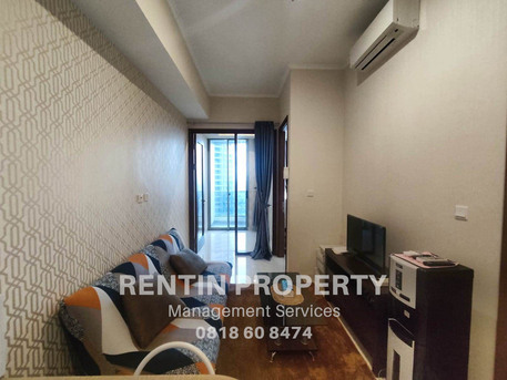 IDR 85000000/year, Furnished, 1 BR, 50 Sq. Meter, For Rent Apartment Taman Anggrek Residence 1 Bedrooms+1 Furnished