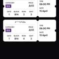 SAR 150, Match Tickets Between Al Nassar Vs Al Etifaaq On 15 April